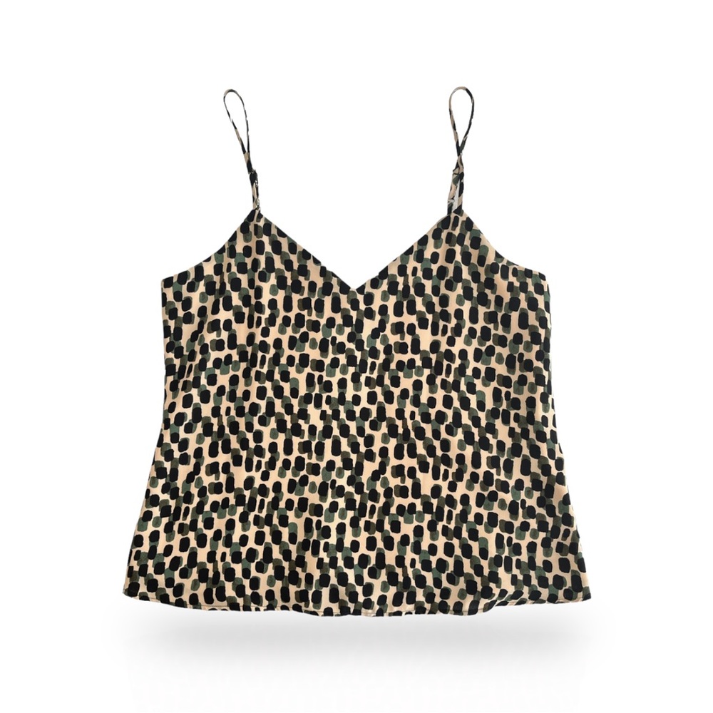 ✧ Banana Republic abstract camouflage print cami